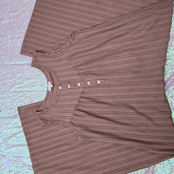 Umgee Women's Brown Sleeveless Jumpsuit!! Size LARGE Oversized!! - Picture 4 of 4